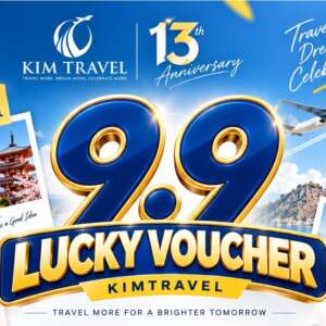 9.9 Lucky Voucher KIMTRAVEL 13th Anniversary